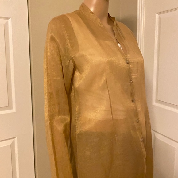 Eileen Fisher Metallic Top - Picture 7 of 12